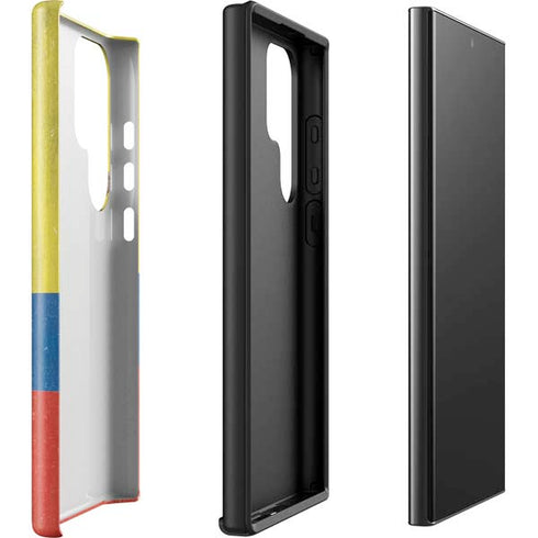 Ecuador Flag Distressed Galaxy S23 Ultra Pro Case